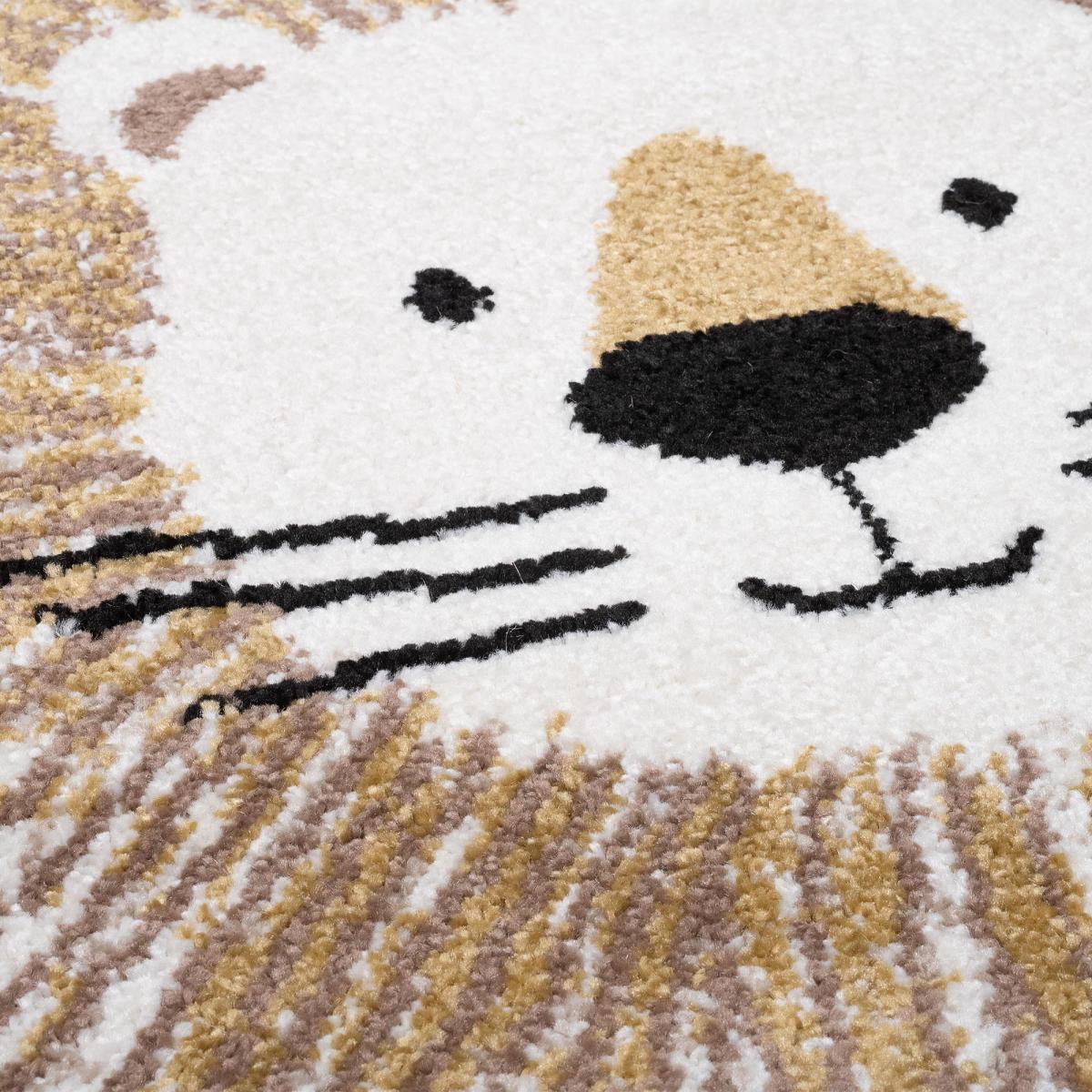 Tapis enfant Lion beige Tuco