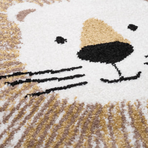 Tapis enfant Lion beige Tuco