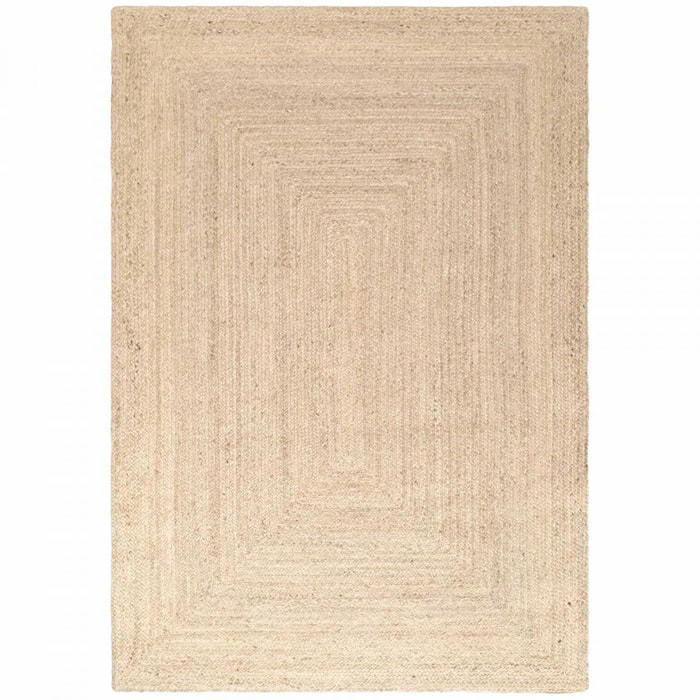 Tapis salon motif simple, veik tissé main, design chaleureux