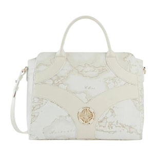 Alviero Martini 1a Classe Borsa a Mano Donna Geo Bianco