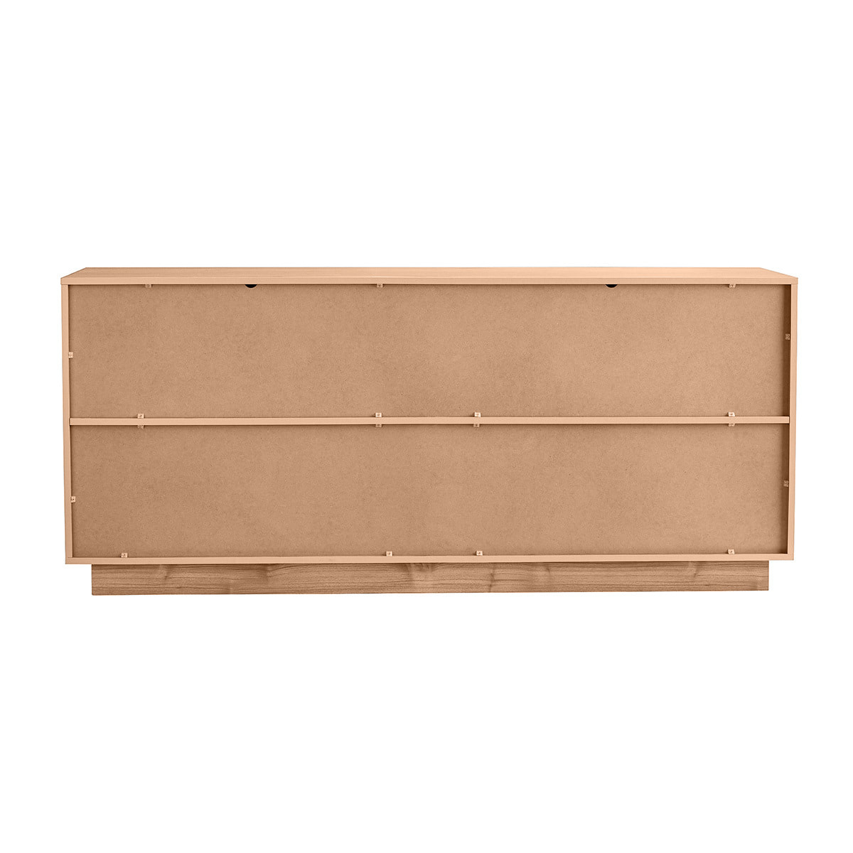 Buffet scandinave finition bois chêne 4 portes L180 cm COMO
