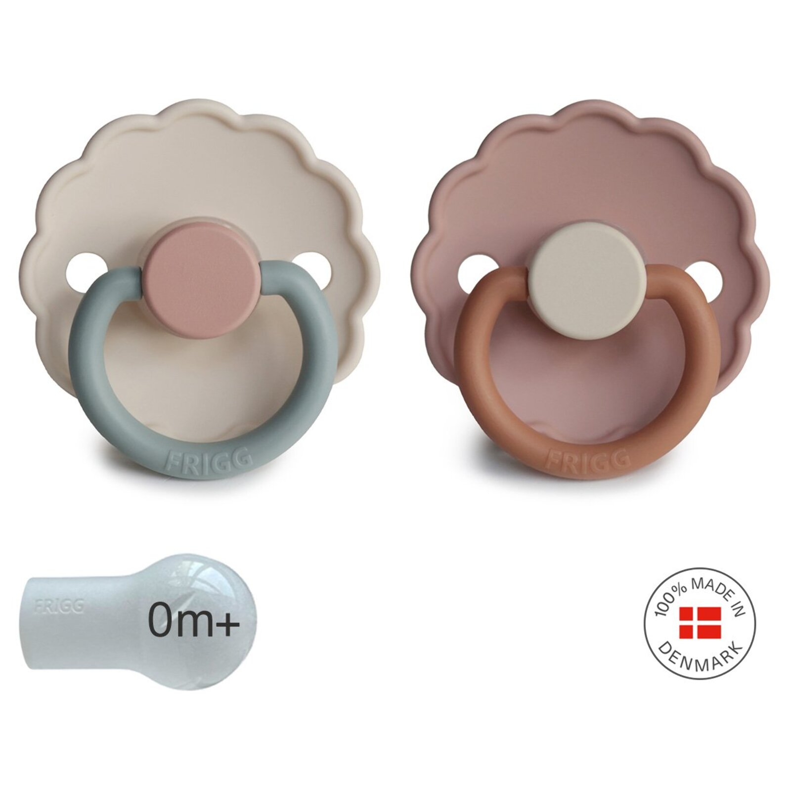 Frigg Pack 2 Chupetes Silicona Daisy