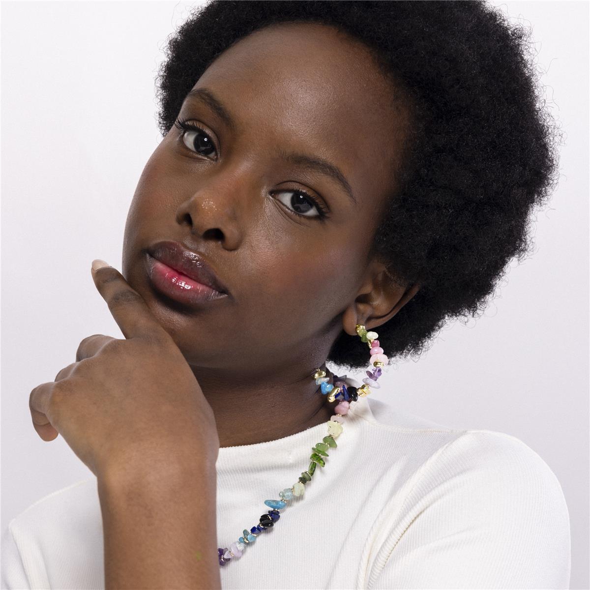 Pendientes Lux by Lux acabados oro 18k