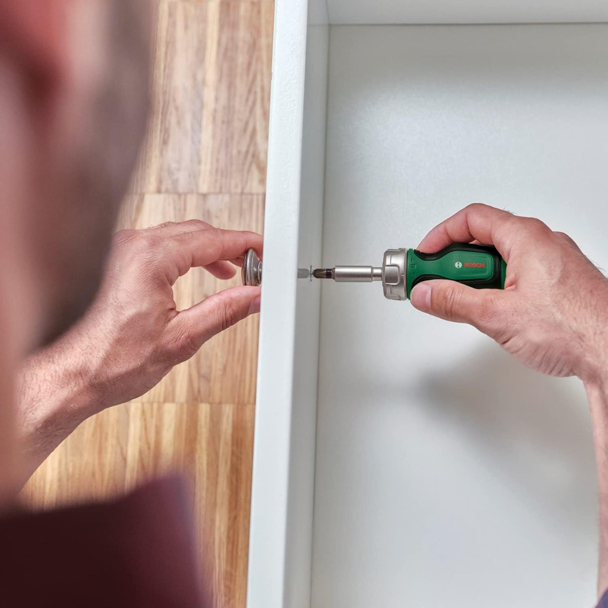Tournevis court à cliquet avec 6 embouts - BOSCH - 1600A032UY