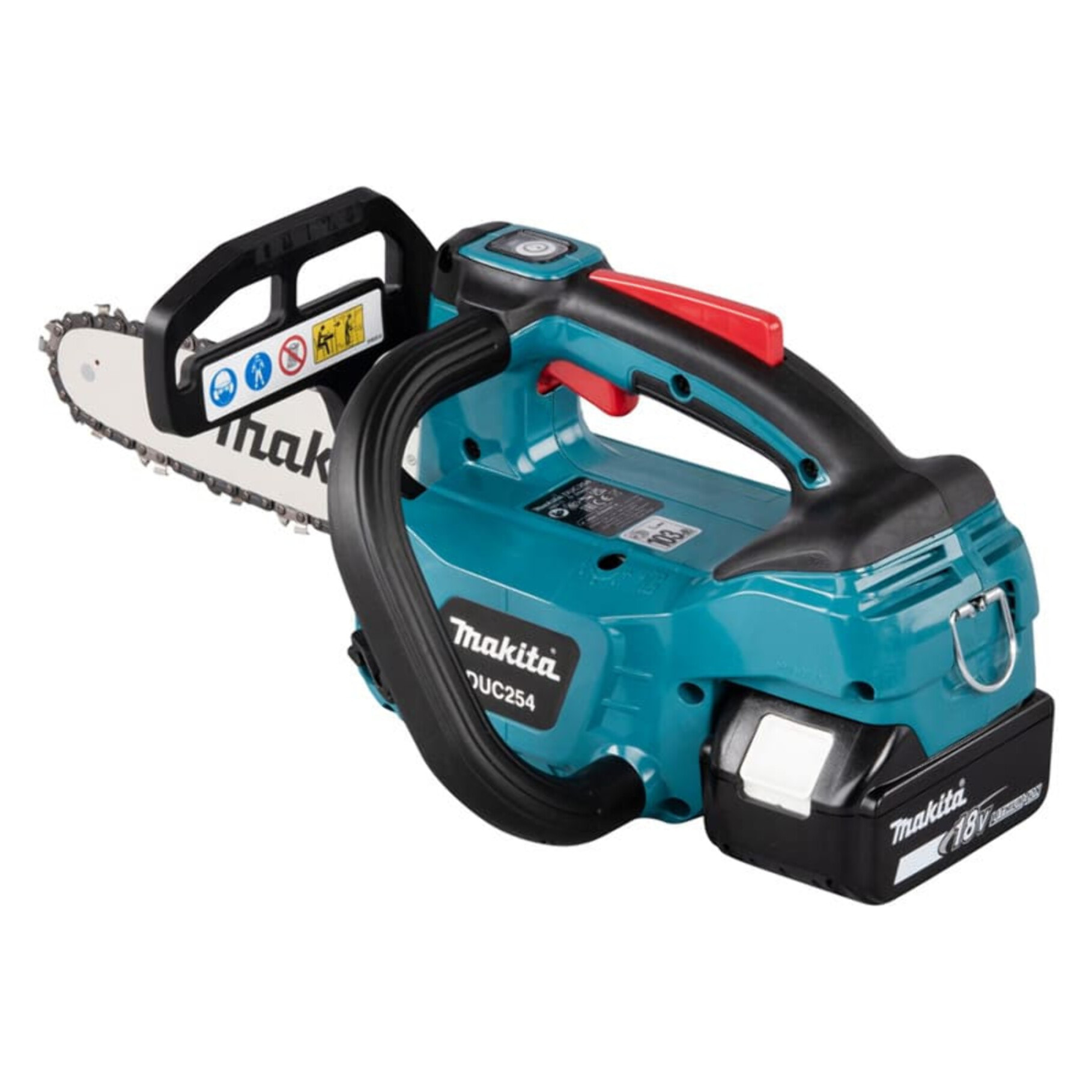 Tronçonneuse d'élagage 18 V LXT 25 cm - MAKITA - 2 batteries 18v 5.0Ah et chargeur - DUC254RT2