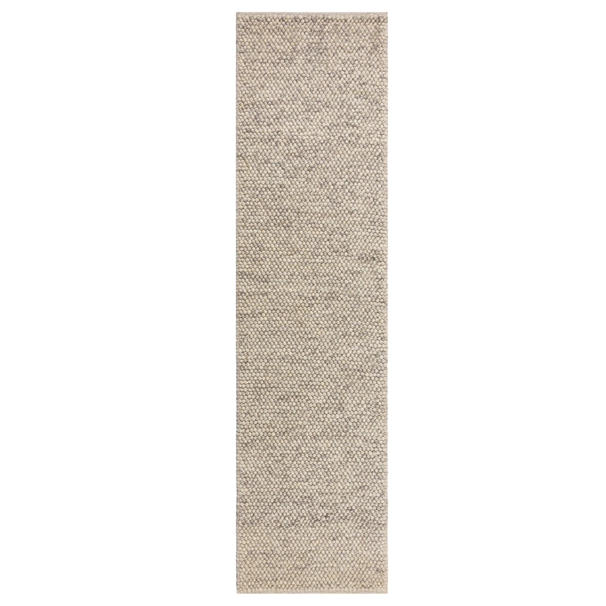 Tapis laine bouclée de couloir MINERALS Beige
