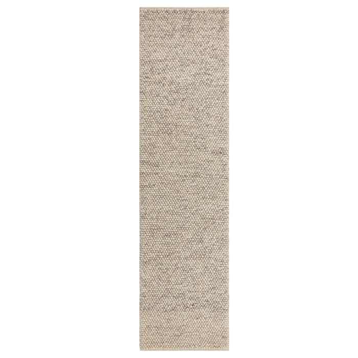 Tapis laine bouclée de couloir MINERALS Beige