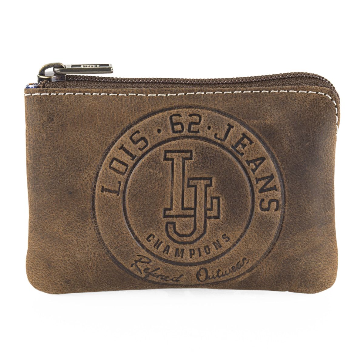 Monedero Piel Hombre Lois Brock Marron