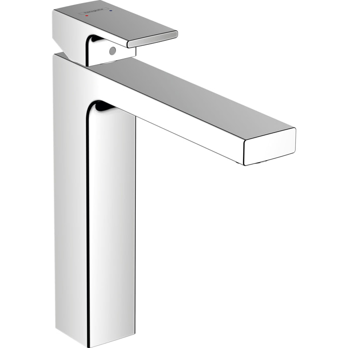 Mitigeur lavabo Vernis Shape 190 chromé sans tirette ni vidage