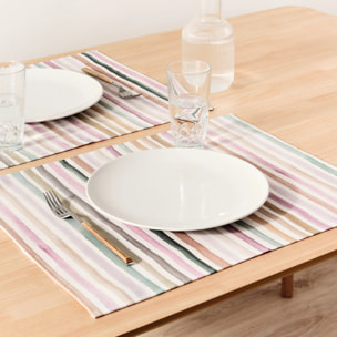 Lot de 2 sets de table Naiara 4-100 50x40 cm