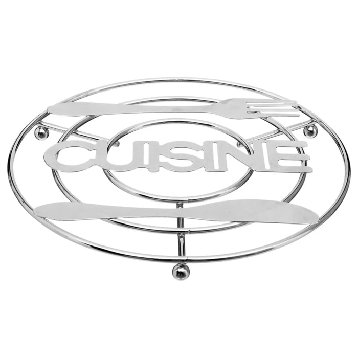 Dessous de plat rond 20cm Acier