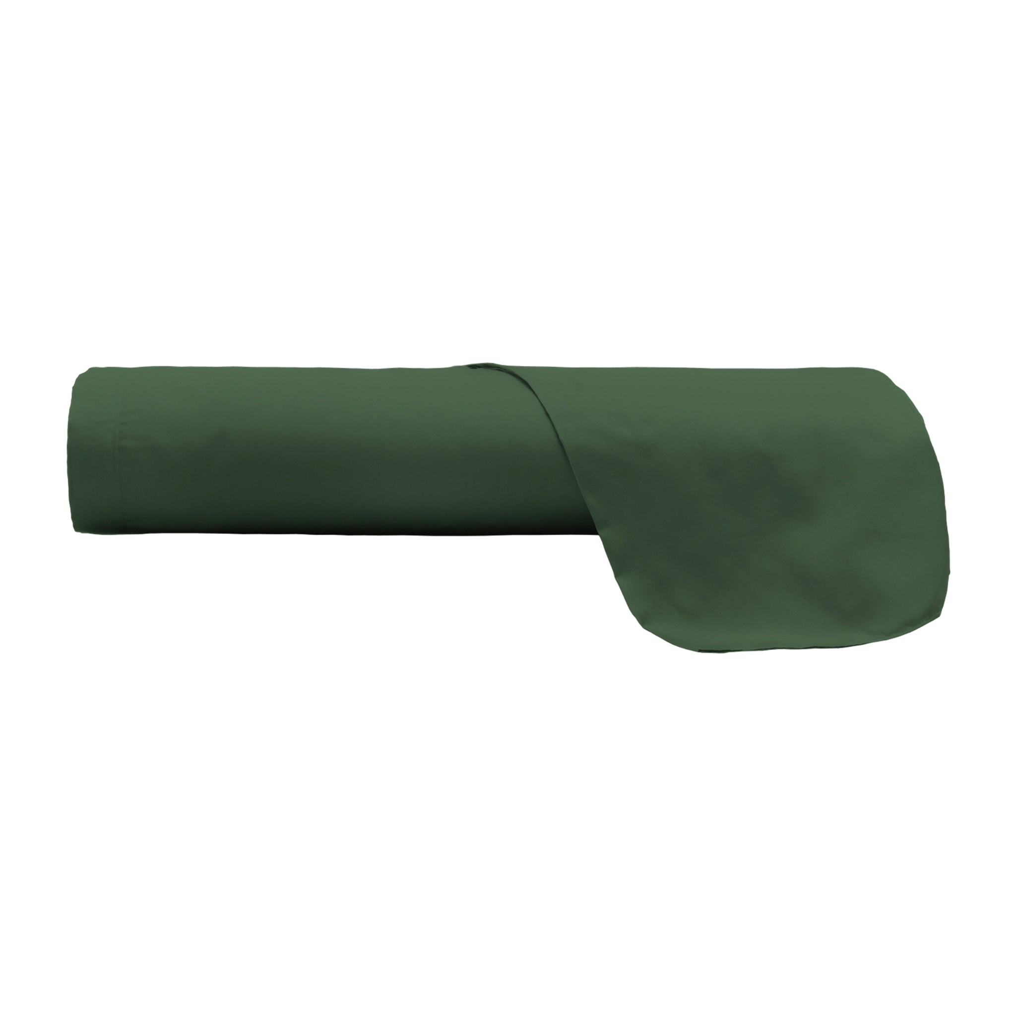 LENZUOLO SOPRA MAX COLOR, 100% Cotone, Tinta Unita, Made in Italy - VERDE OLIVA