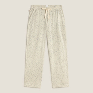 Pantalón de algodón de orgánico estampado floral Donnap color azul Viscosa