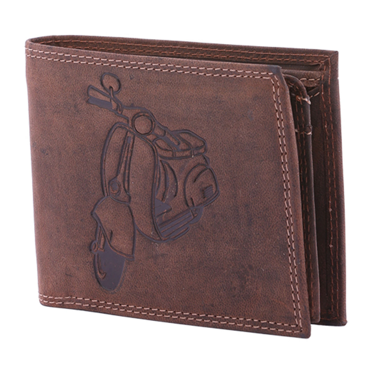 Portafoglio  da uomo In Vera pelle Made in Italy 9,5x12,5x2,5 cm