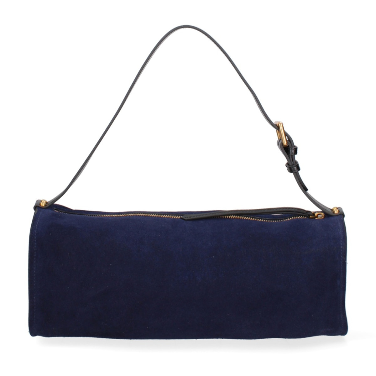 Borsa a spalla da donna Made in Italy - Valoria Chic - Pelle scamosciata - 35.0 x 14.0 x 10.0 cm