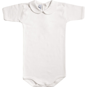 Body bebé manga corta con cuello