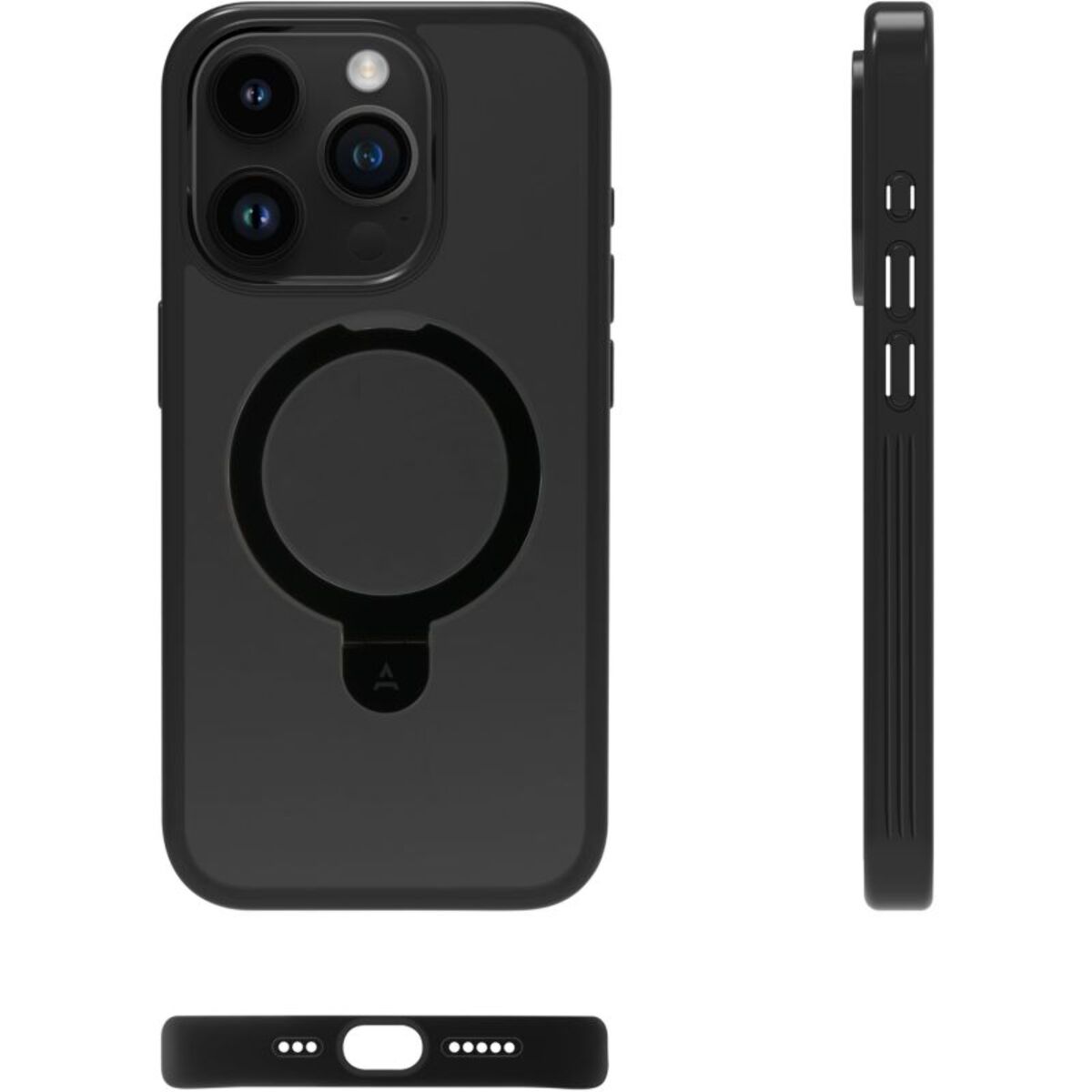 Coque ADEQWAT iPhone 15 Pro MagSafe 2 en 1  - Noir