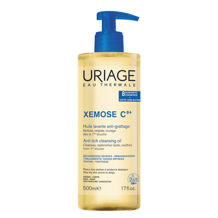 Xémose C8+- Huile Lavante Apaisante - Nettoie, Relipide & Protège