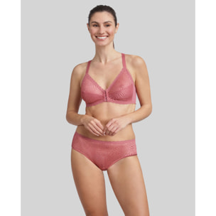 Sujetador sin aros de encaje con apertura frontal