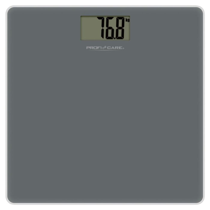 Pèse-personne électronique avec écran LCD ProficareGris PC-PW3122-Gris