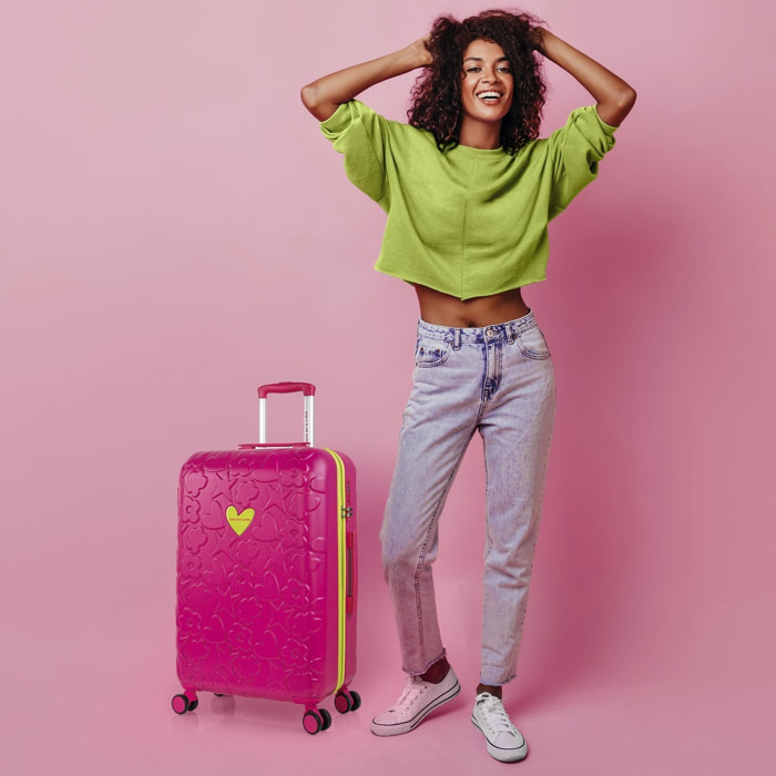 Maleta Pc Mediana Agatha Ruiz De La Prada Iconic Fucsia