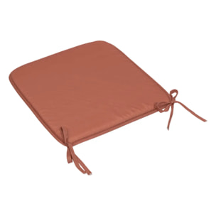 Galette de chaise Micro terracotta 39x39cm