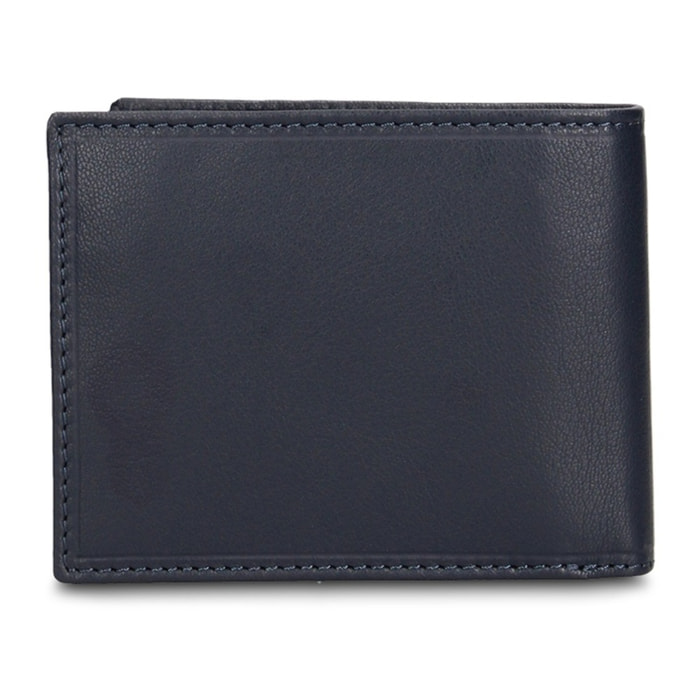 Portafoglio uomo in vera pelle - Modello Erevan Pro - Casual - 11.5 x 9.0 x 2.0 cm