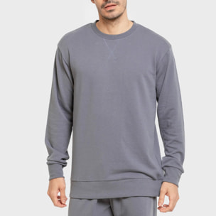 Sudadera básica deportiva índigo