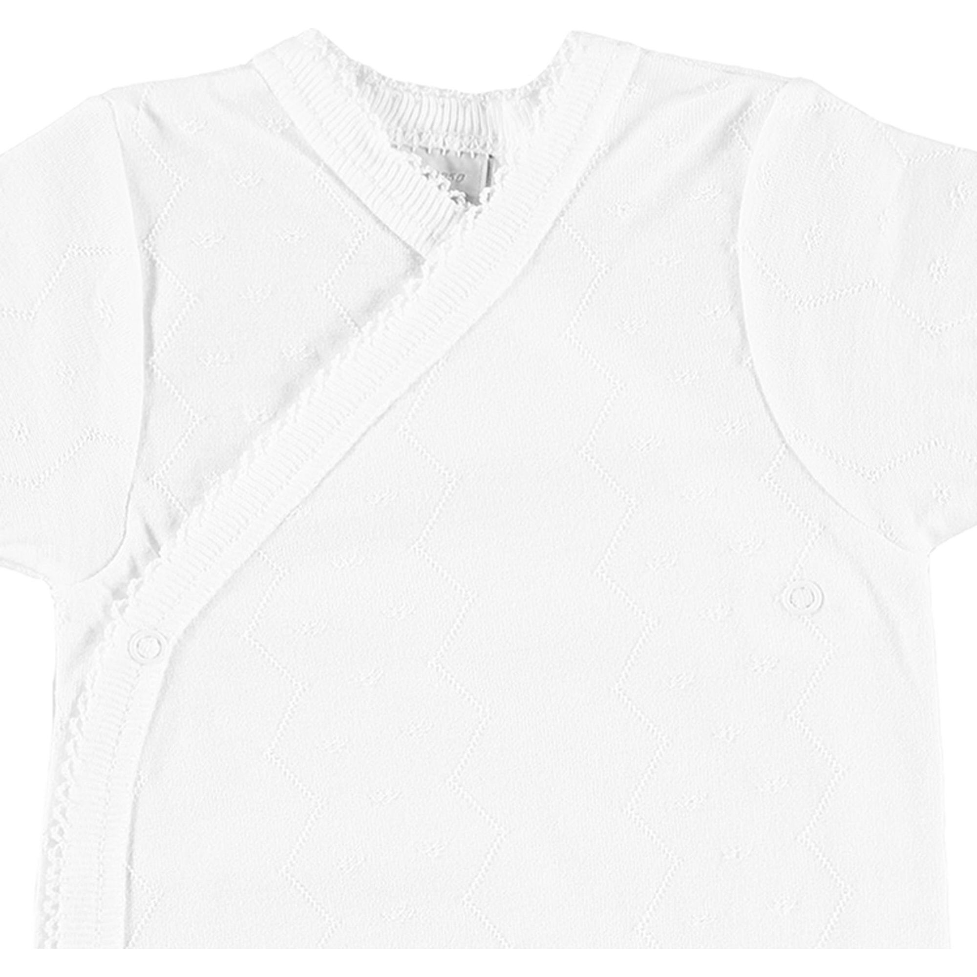 Body cruzado bebé manga corta algodón