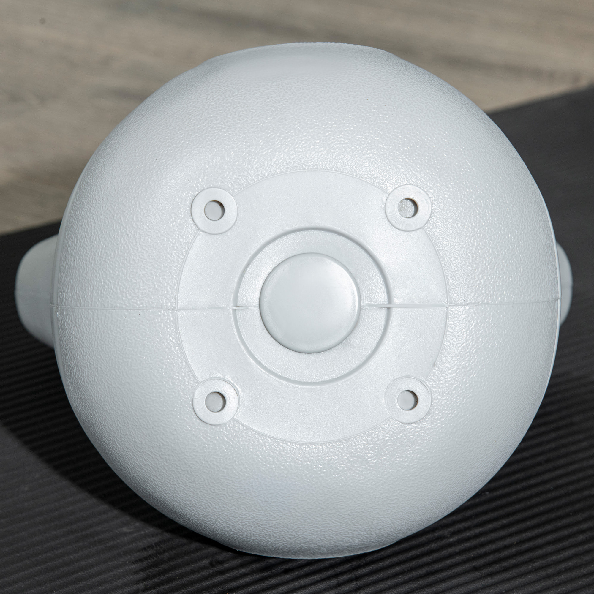 Pesa Rusa 16 kg, Kettlebell Revestimiento de PU y Relleno de Arena, Mango Ancho, para Entrenamiento Culturismo, en Casa, Gimnasio, Verde y Gris
