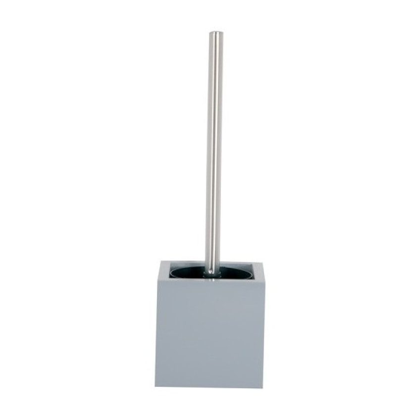 Brosse Wc avec support MDF & Inox Argent MSV