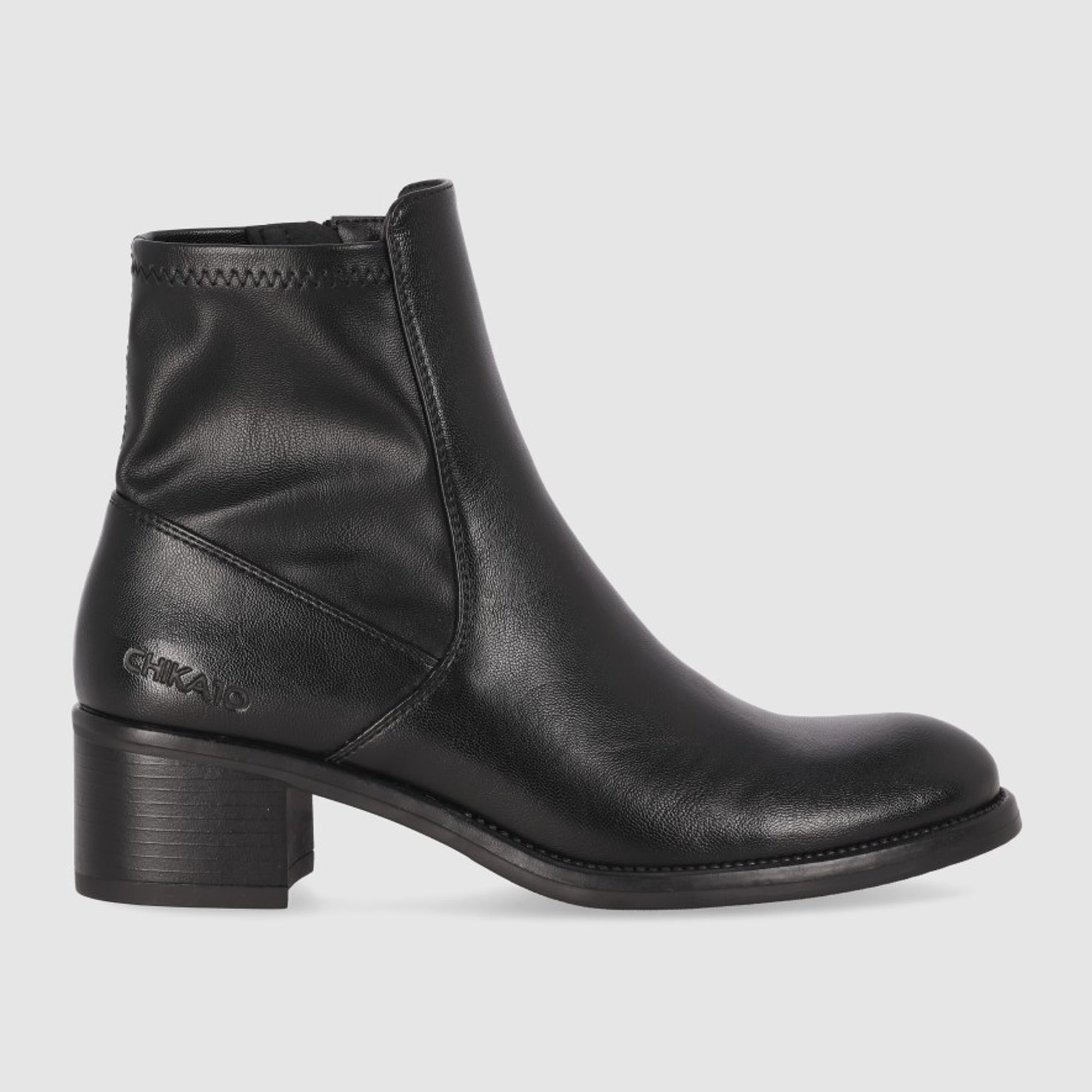 Botines - Negro - Tacón: 5 cm