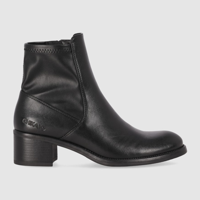 Botines - Negro - Tacón: 5 cm