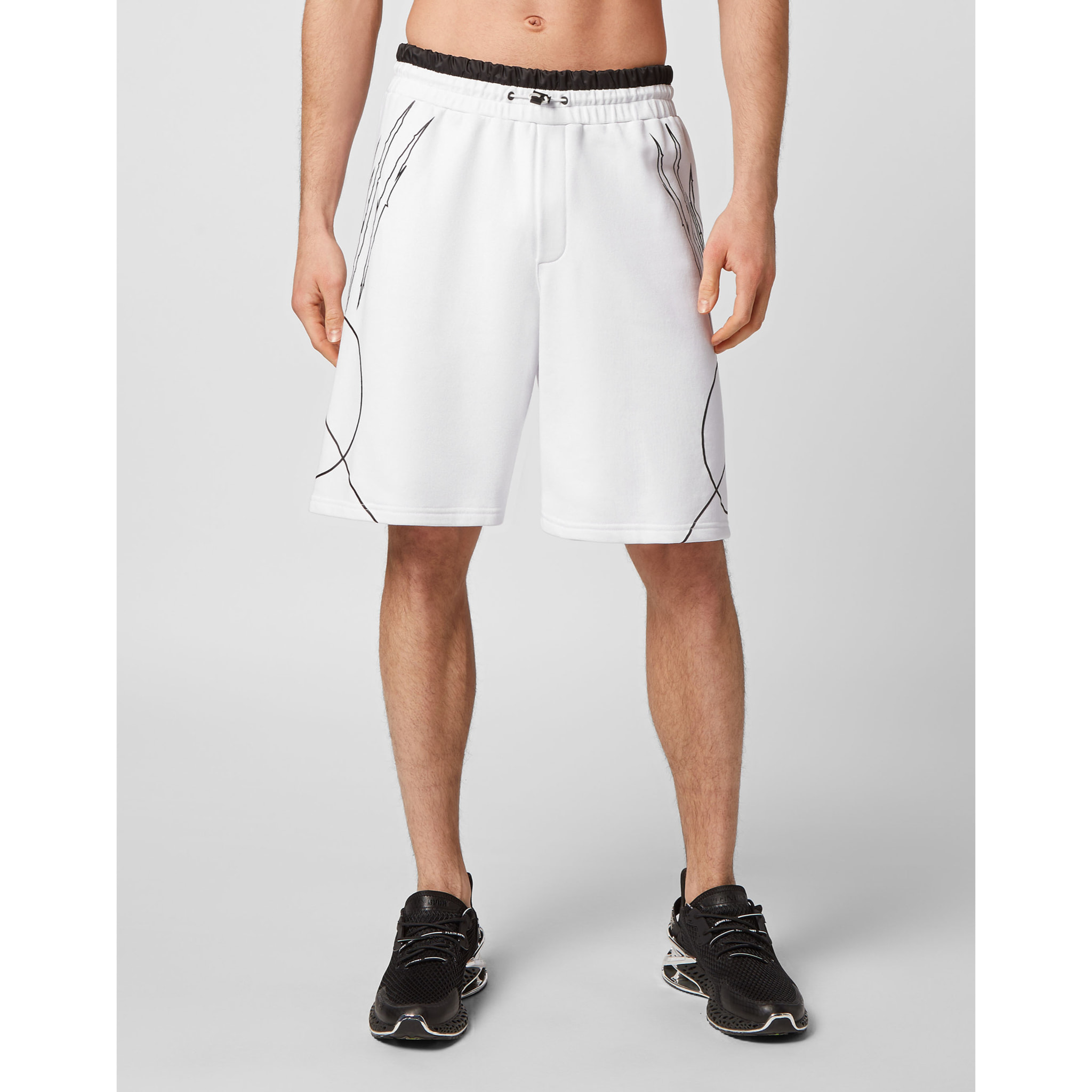 PLEIN SPORT Pantalones cortos deportivos SCRATCH