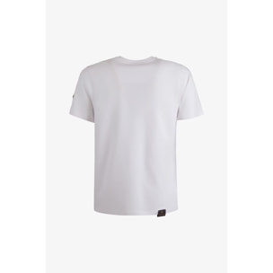T-shirt Folgore a maniche corte bianca uomo