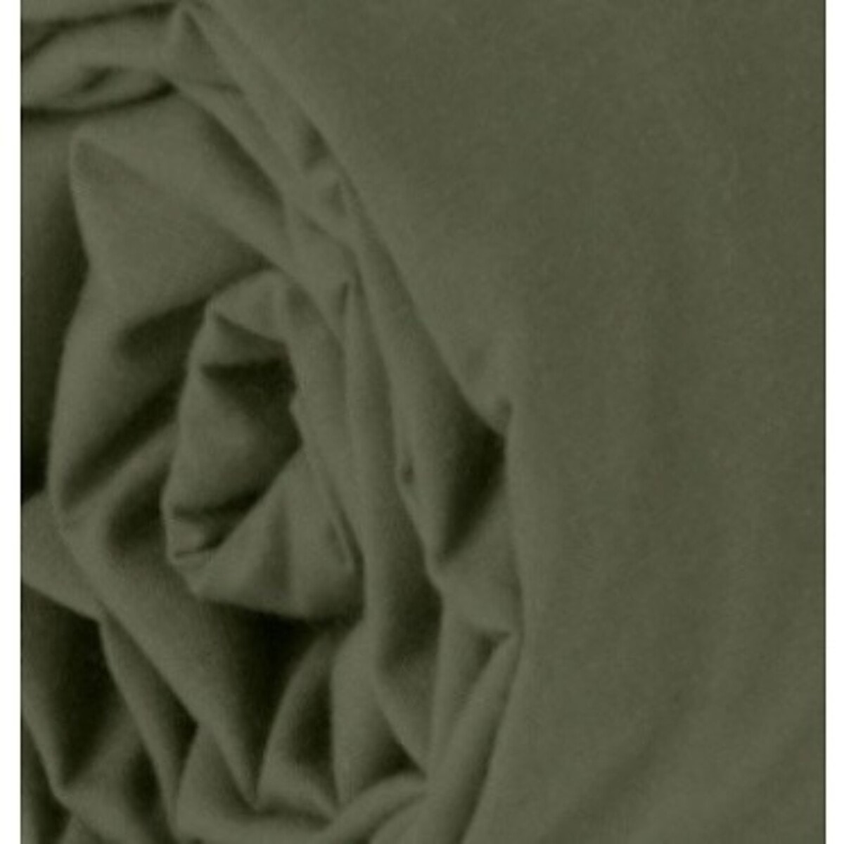 DRAP HOUSSE 2 PERS 140x190 percale de Coton - PERCALE KAKI