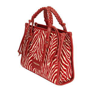 Borsa a mano zebrata