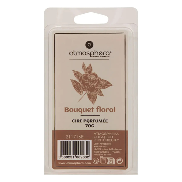 Cire parfumée Laura orange L5,5xp2xH10,2cm