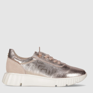 Zapatos de Piel - Rose - Tacón: Bajo