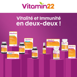 VITAMIN'22 - Specific Femme - A base de 14 vitamines et minéraux - Action fortifiante et anti-fatigue - Fabriqué en France - Cure de 60 jours - Lot de 2