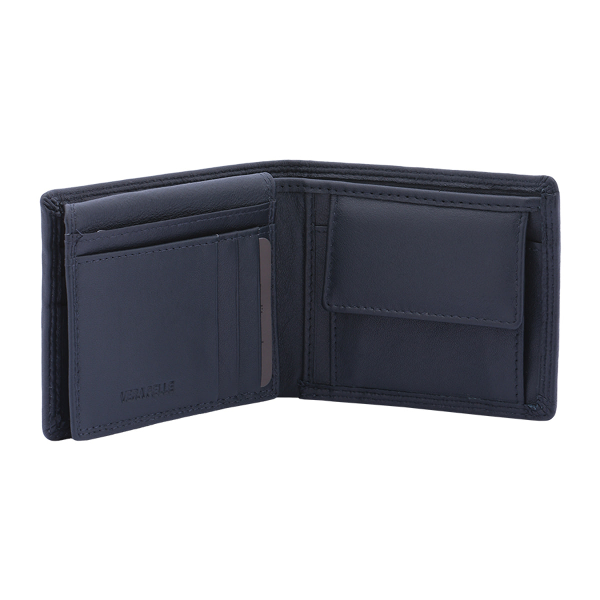 Portafoglio  da uomo In Vera pelle Made in Italy 8,5x11x2,5 cm