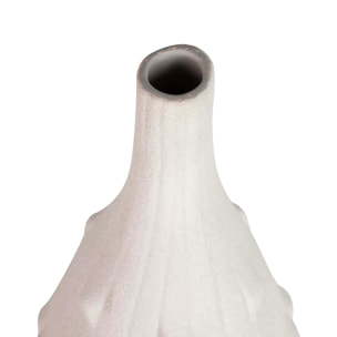 Florero Cerámica Beige 20x20x65 Cm
