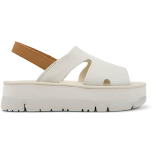 Sandalias - CAMPER Oruga Up - Blanco - Cuero liso