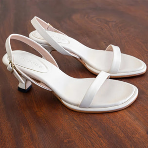 Sandalias con tacón S3164 NAPPA PASTEL GREEN/ GLERA color Pastel green