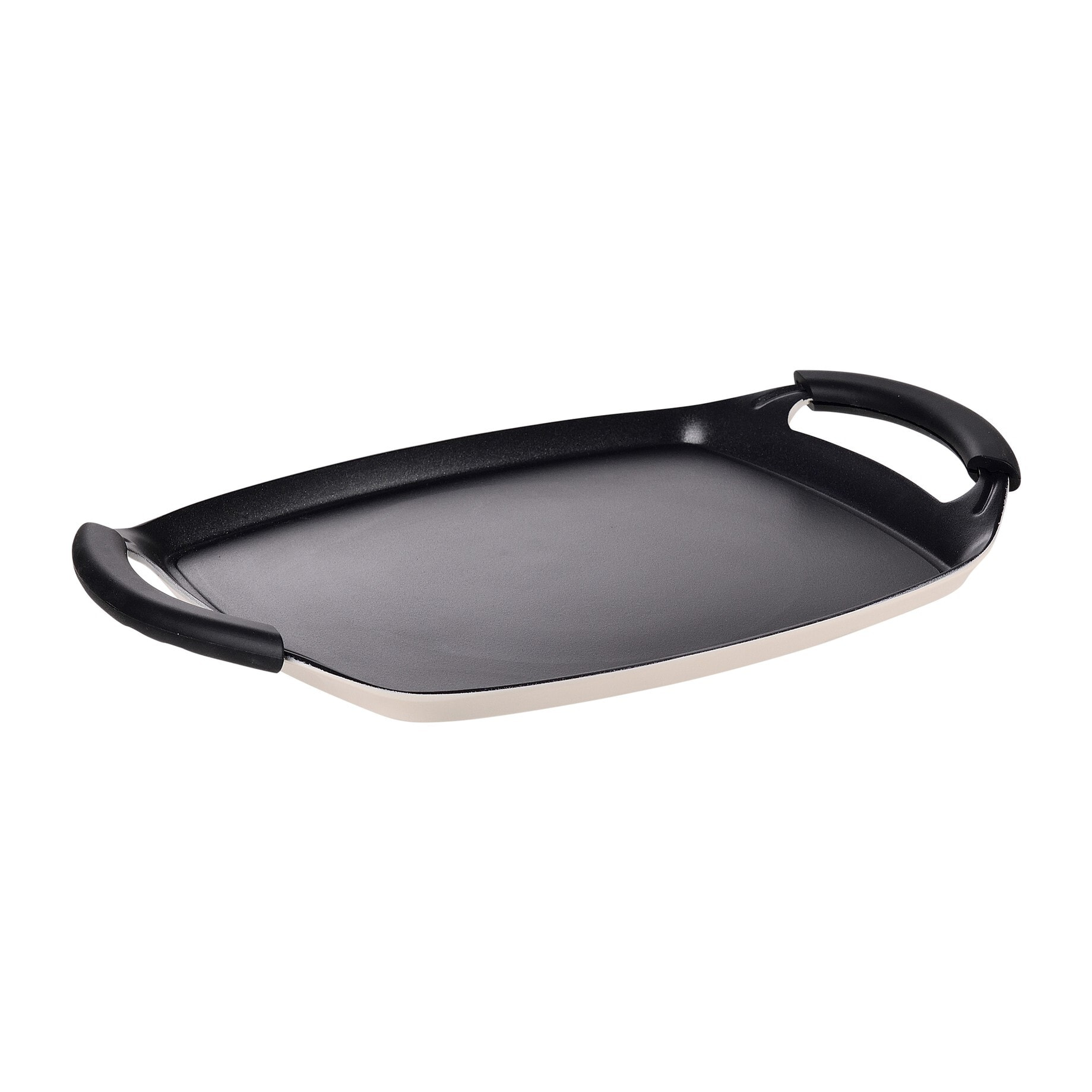 Asador 37x25cm en aluminio forjado en color blanco, apto para inducción y antiadherente expert nerja san ignacio
