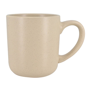 Lot de 6 mugs 38cl en grès beige ARITA