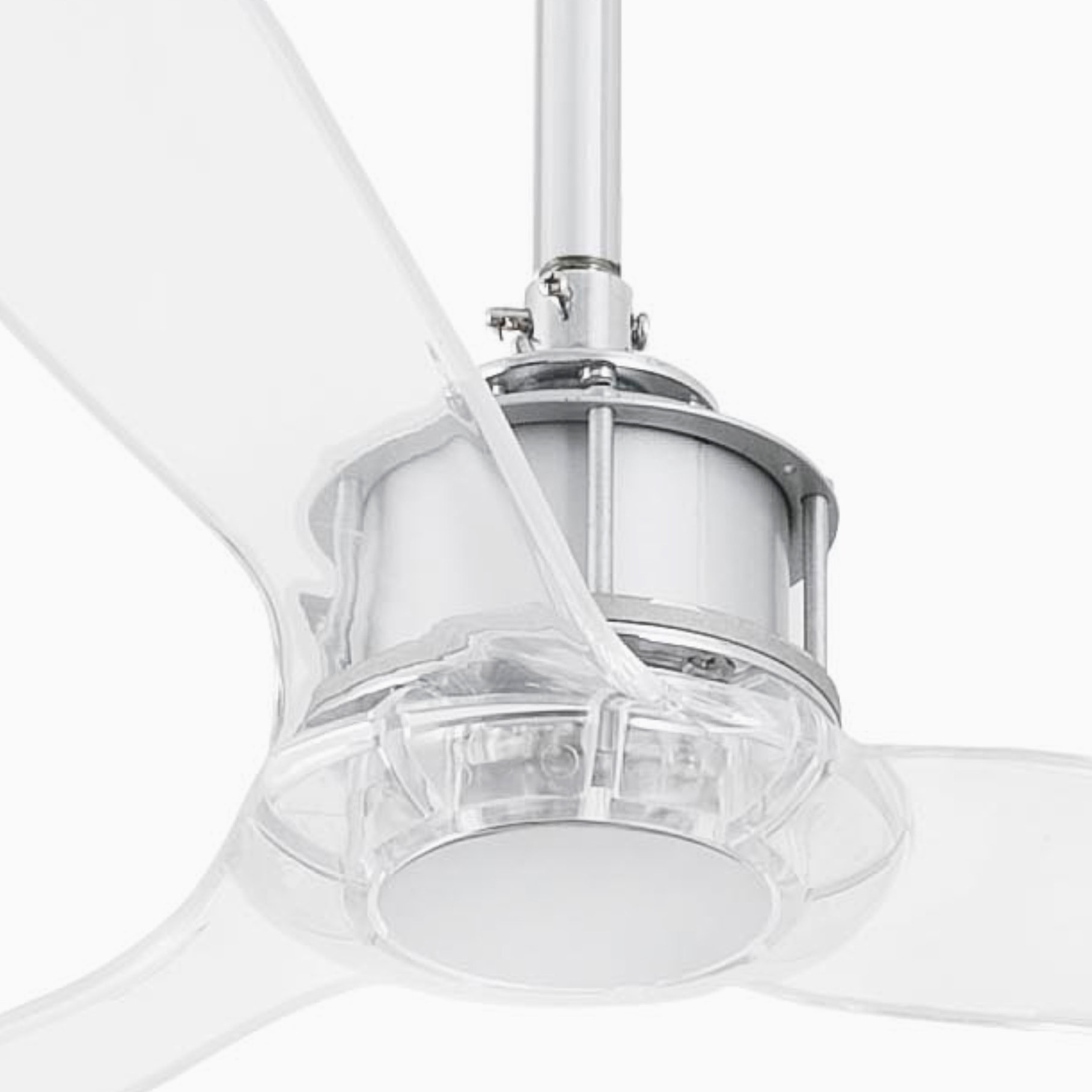 JUST FAN M Ventilatore a soffitto cromo