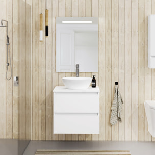 Conjunto de baño LILY SE, Alday, 60cm, Blanco Mate