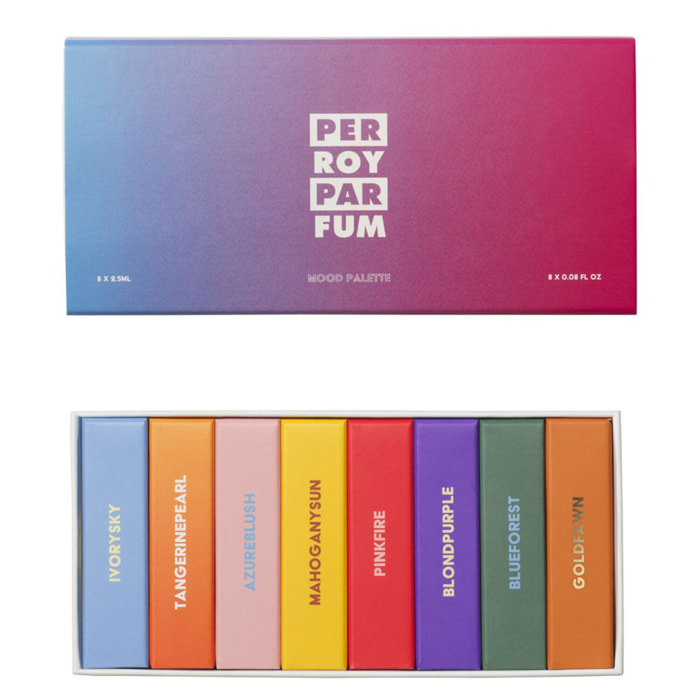 Mood Palette - Coffret Eau de Parfum 8 x 2,5 ml