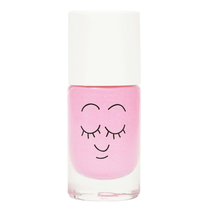 Dolly - Vernis Enfant Formulé à Base d'Eau - Rose Néon Nacré 8 ml